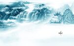 高清 简约意境山水 TIf分层
