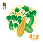 羊角蜜素材