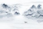 山水背景墙