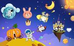 儿童房星空背景图片