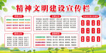 精神文明建设宣传栏