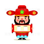 财神爷二维码