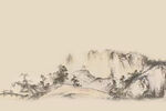 国画山水形象墙