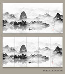 抽象山水画
