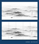 现代水墨国画