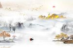 新中式背景墙