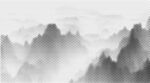 点状山