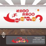 企业文化励志标语文化墙