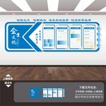 企业文化宣传标语展板海报