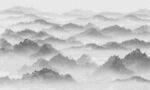 水墨山