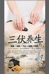 三伏养生海报