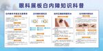 眼科展板白内障知识科普设计