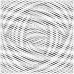 点阵排列激光镂空冲孔图