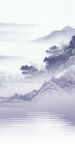 极简现代山水玄关 Tif分层