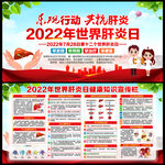 2022年世界肝炎日宣传展板