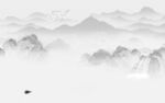 灰色中式山水 TiF分层