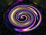 炫彩旋涡星空