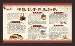 中医秋季养生宣传栏
