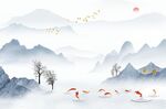 简约现代轻奢电视背景墙