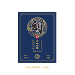 白酒酒标设计酒瓶贴标签