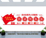 为人民服务文化墙