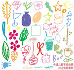 卡通儿童手绘涂鸦5.psd 格