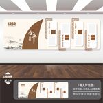中式企业文化墙