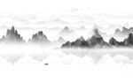 抽象山水画