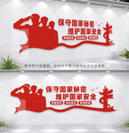 国家安全保密文化墙