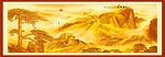 长城山水画