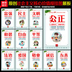 社会主义核心价值观挂图