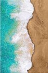 油画海浪玄关画