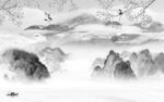 现代中式新山水图 TIF分层