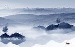 高清 高档意境山水 TIf分层