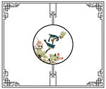 高清分层透明底屏风打印图