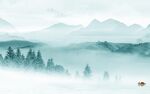 水墨新山水背景画 TIf分层