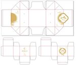 中秋月饼盒刀模图产品刀模