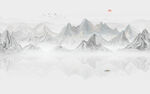 水墨山水画