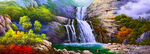 山水风景油画