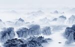 新中式沙发新山水画 TIf分层