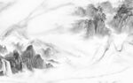 石 纹山水无框新画 TIf分层