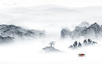 新款中式风格山水 Tif分层