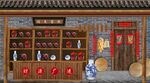 龙门客栈农家乐酒坊酒馆背景