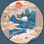 新中式圆形装饰画 