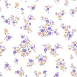 小碎花  紫色花束 