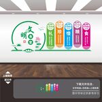 食堂文化墙