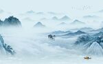 新中式沙发山水新画 tIf分层