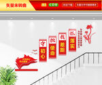 党建楼梯文化墙