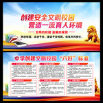 中学创建文明校园六好标准