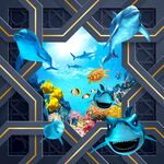 海底世界地画天顶
